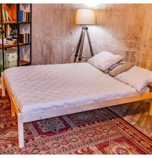 Двуспальная кровать "Эко" из массива сосны