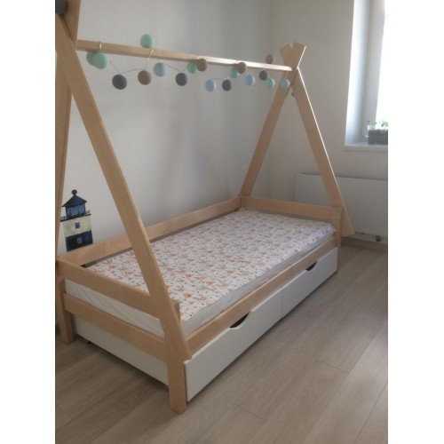 Кровать детская "Софа-вигвам" из березы премиум