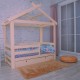 Кровать детская теремок “Умка”  с ящиками из массива березы