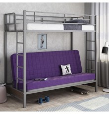 Двухъярусная кровать с раскладным диваном “МАДЛЕН”